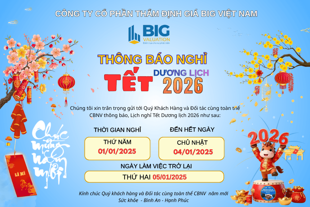 THÔNG BÁO LỊCH NGHỈ TẾT DƯƠNG LỊCH
